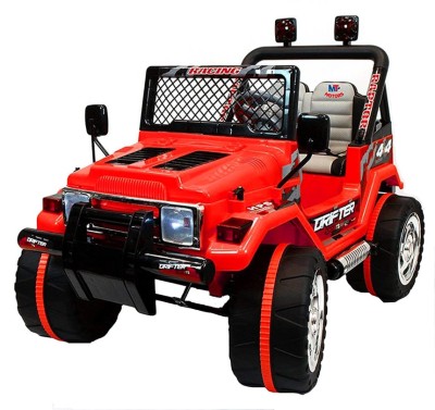 Fuoristrada elettrico a due posti Mondial Toys Drifter rosso fuoco, con telecomando parentale, per bambini dai 3 anni d’età