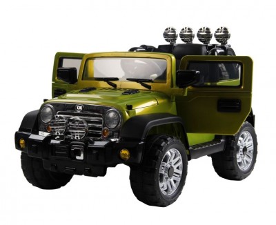 Fuoristrada elettrico HomCom modello Jeep militare per bambini dai 3 ai 5 anni d’età