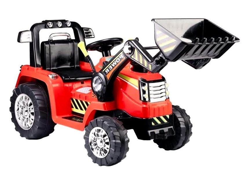 La ruspa elettrica Mondial Toys si guida in maniera molto semplice, grazie ad un unico pedale acceleratore / freno e a un comodo volante